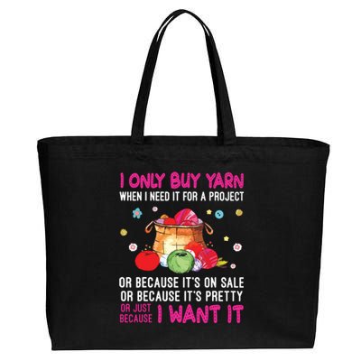 Funny Crochet Knitting Themed Novelty Gifts For Women Cotton Canvas Jumbo Tote