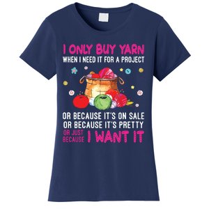 Funny Crochet Knitting Themed Novelty Gifts For Women Women's T-Shirt