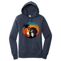 Funny Cavalier King Charles Spaniel Cute Cool Sunglasses Women's Pullover Hoodie