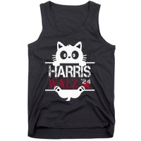 Funny Cat Kamala Harris Walz Us 2024 Elections Tank Top