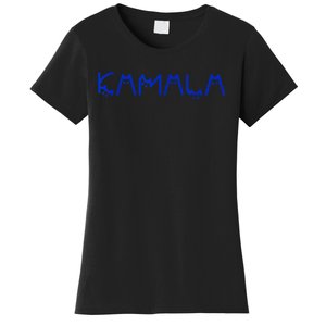 Funny Cat Kamala Harris Cat Lettering Positive Gift Women's T-Shirt