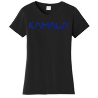 Funny Cat Kamala Harris Cat Lettering Positive Gift Women's T-Shirt