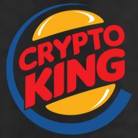 Funny Crypto King Logo Adult Drive Performance Visor