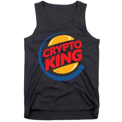 Funny Crypto King Logo Tank Top