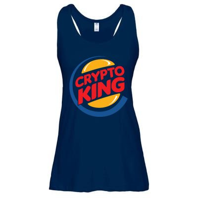 Funny Crypto King Logo Ladies Essential Flowy Tank