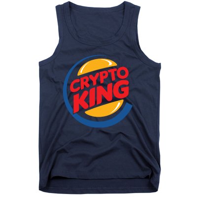 Funny Crypto King Logo Tank Top