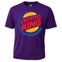 Funny Crypto King Logo Cooling Performance Crew T-Shirt