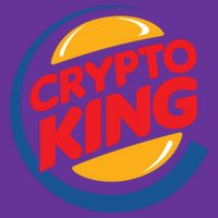 Funny Crypto King Logo Cooling Performance Crew T-Shirt