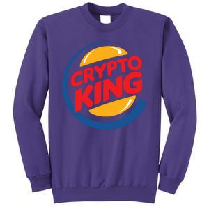 Funny Crypto King Logo Sweatshirt