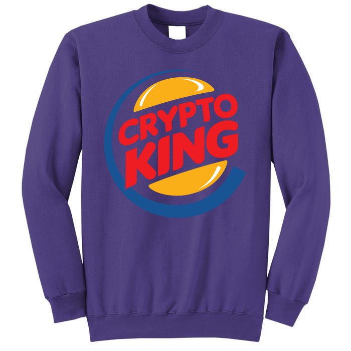 Funny Crypto King Logo Sweatshirt