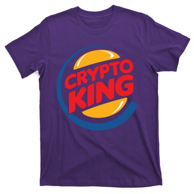 Funny Crypto King Logo T-Shirt