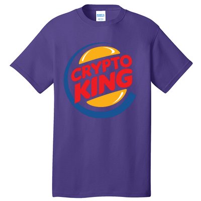 Funny Crypto King Logo Tall T-Shirt