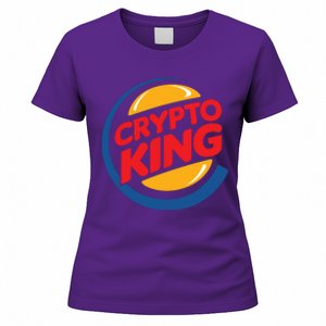 Funny Crypto King Logo Women's T-Shirt