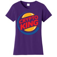 Funny Crypto King Logo Women's T-Shirt