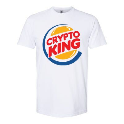 Funny Crypto King Logo Softstyle CVC T-Shirt