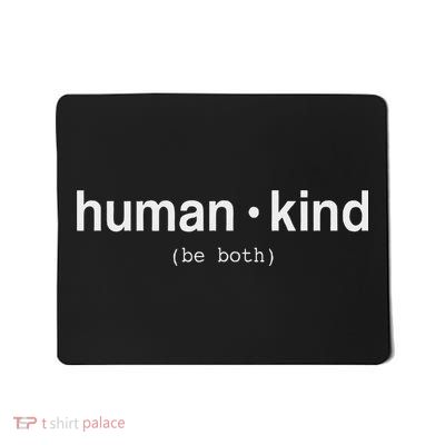 Future Culture Kindness, Equality, Black Short Slee Mousepad