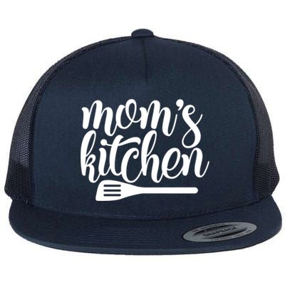 Funny Chef Kitchen Mom Cooking Christmas Gift Flat Bill Trucker Hat