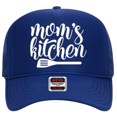 Funny Chef Kitchen Mom Cooking Christmas Gift High Crown Mesh Back Trucker Hat