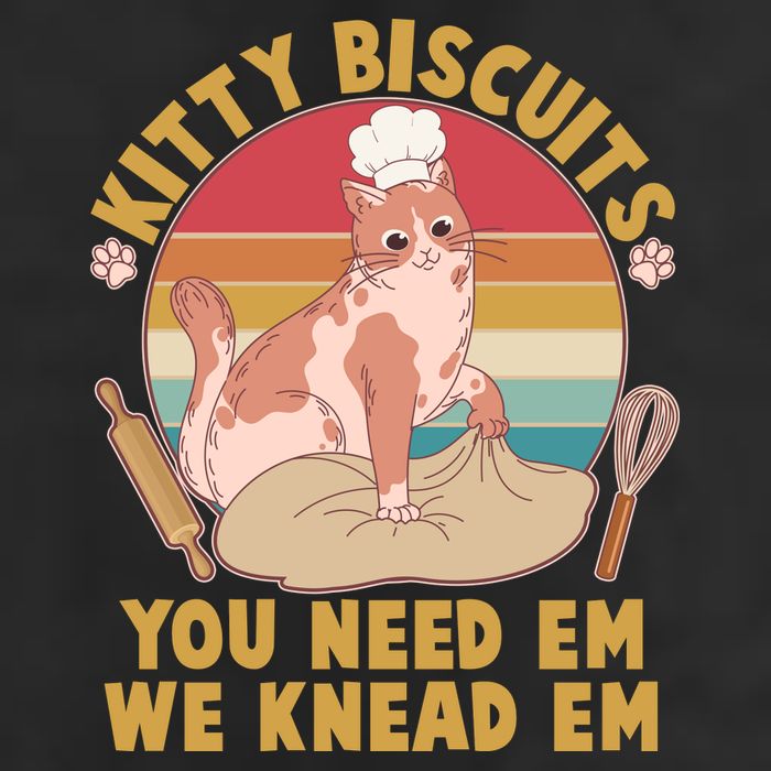 Funny Cute Kitty Biscuits You Need Em We Knead Em Cool Comfort Performance Bucket Hat