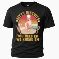Funny Cute Kitty Biscuits You Need Em We Knead Em Cooling Performance Crew T-Shirt