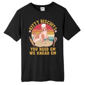 Funny Cute Kitty Biscuits You Need Em We Knead Em Tall Fusion ChromaSoft Performance T-Shirt