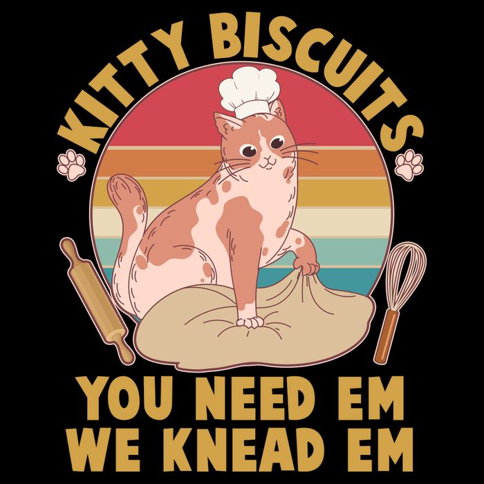 Funny Cute Kitty Biscuits You Need Em We Knead Em Cooling Performance Long Sleeve Crew