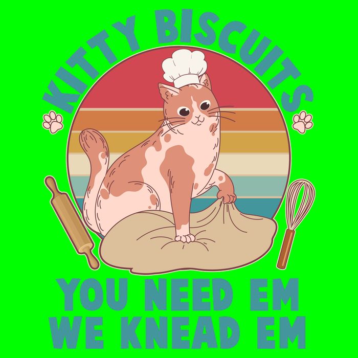 Funny Cute Kitty Biscuits You Need Em We Knead Em Magnet