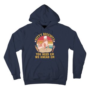 Funny Cute Kitty Biscuits You Need Em We Knead Em Hoodie