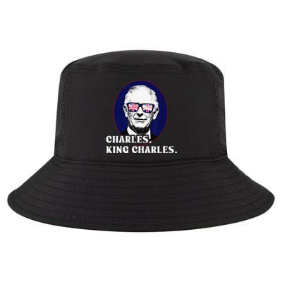 Funny Charles King Charles Of His Majesty & Union Jack Cool Comfort Performance Bucket Hat