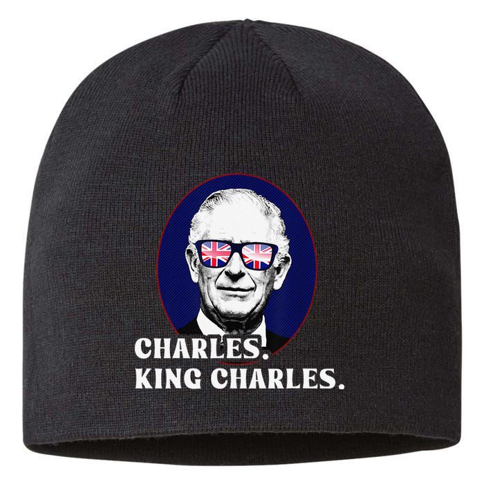 Funny Charles King Charles Of His Majesty & Union Jack Sustainable Beanie