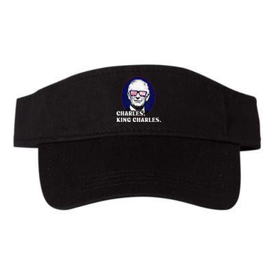 Funny Charles King Charles Of His Majesty & Union Jack Valucap Bio-Washed Visor