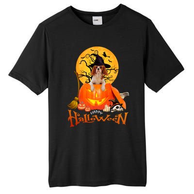 Funny Cavalier King Dog Spooky Halloween Tall Fusion ChromaSoft Performance T-Shirt