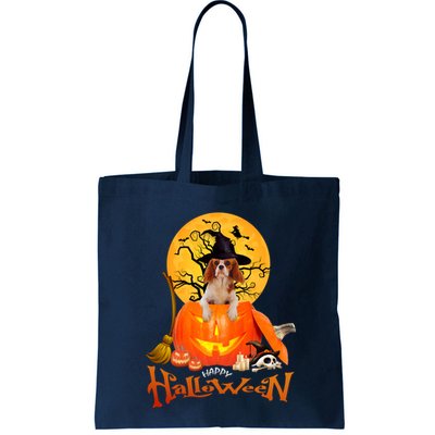 Funny Cavalier King Dog Spooky Halloween Bag