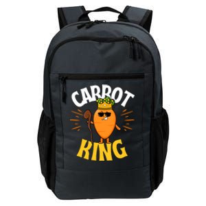 Funny Carrot King Dad Vegetable Fathers' Day Gardener Lover Gift Daily Commute Backpack