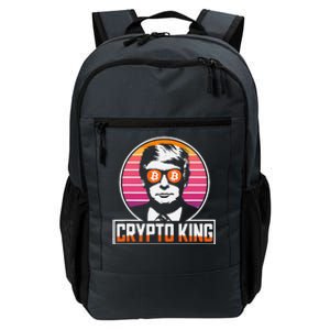 Funny Crypto King Trump Shades Bitcoin Bitcoin Evolution Daily Commute Backpack