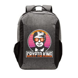 Funny Crypto King Trump Shades Bitcoin Bitcoin Evolution Vector Backpack