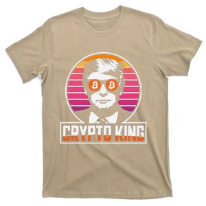 Funny Crypto King Trump Shades Bitcoin Bitcoin Evolution T-Shirt