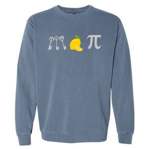 Funny Cheesecake Key Lime Pie Food Love Math Pi Day Symbol Meaningful Gift Garment-Dyed Sweatshirt