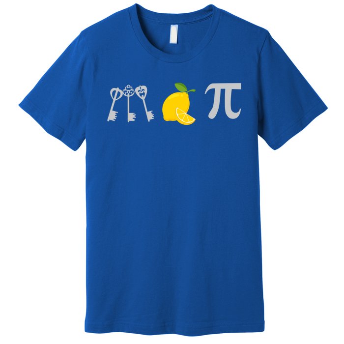 Funny Cheesecake Key Lime Pie Food Love Math Pi Day Symbol Meaningful Gift Premium T-Shirt