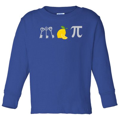 Funny Cheesecake Key Lime Pie Food Love Math Pi Day Symbol Meaningful Gift Toddler Long Sleeve Shirt