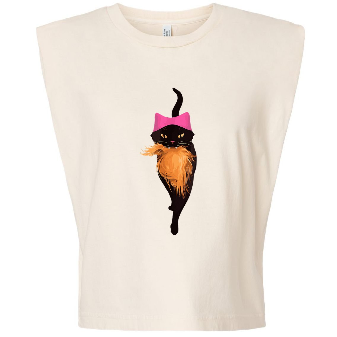 Funny Cat Ladies And Cat Guy Garment-Dyed Women's Muscle Tee