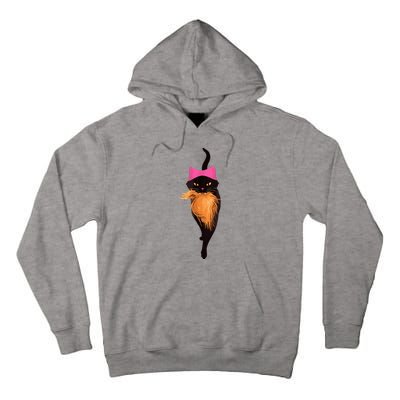 Funny Cat Ladies And Cat Guy Tall Hoodie