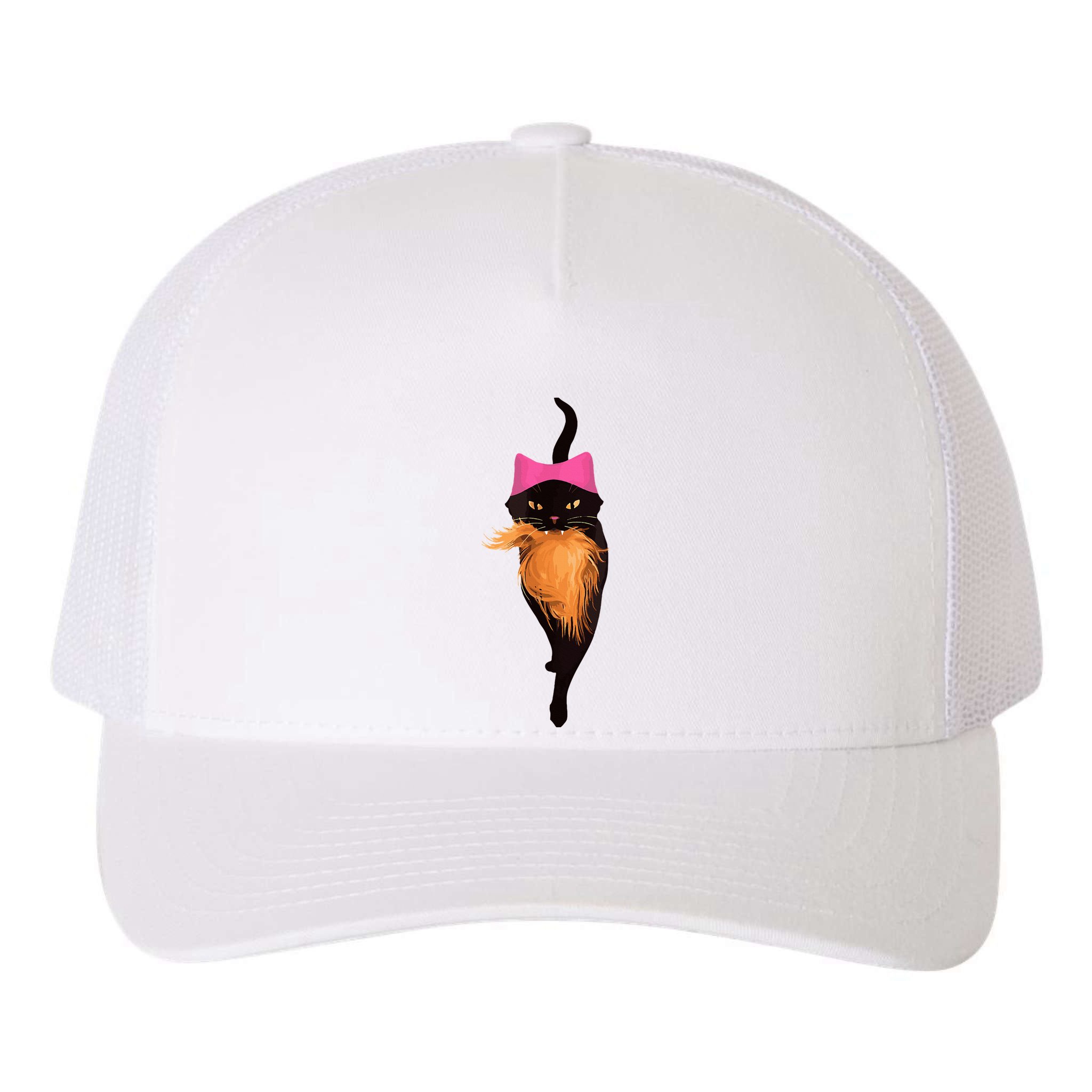 Funny Cat Ladies And Cat Guy Yupoong Adult 5-Panel Trucker Hat