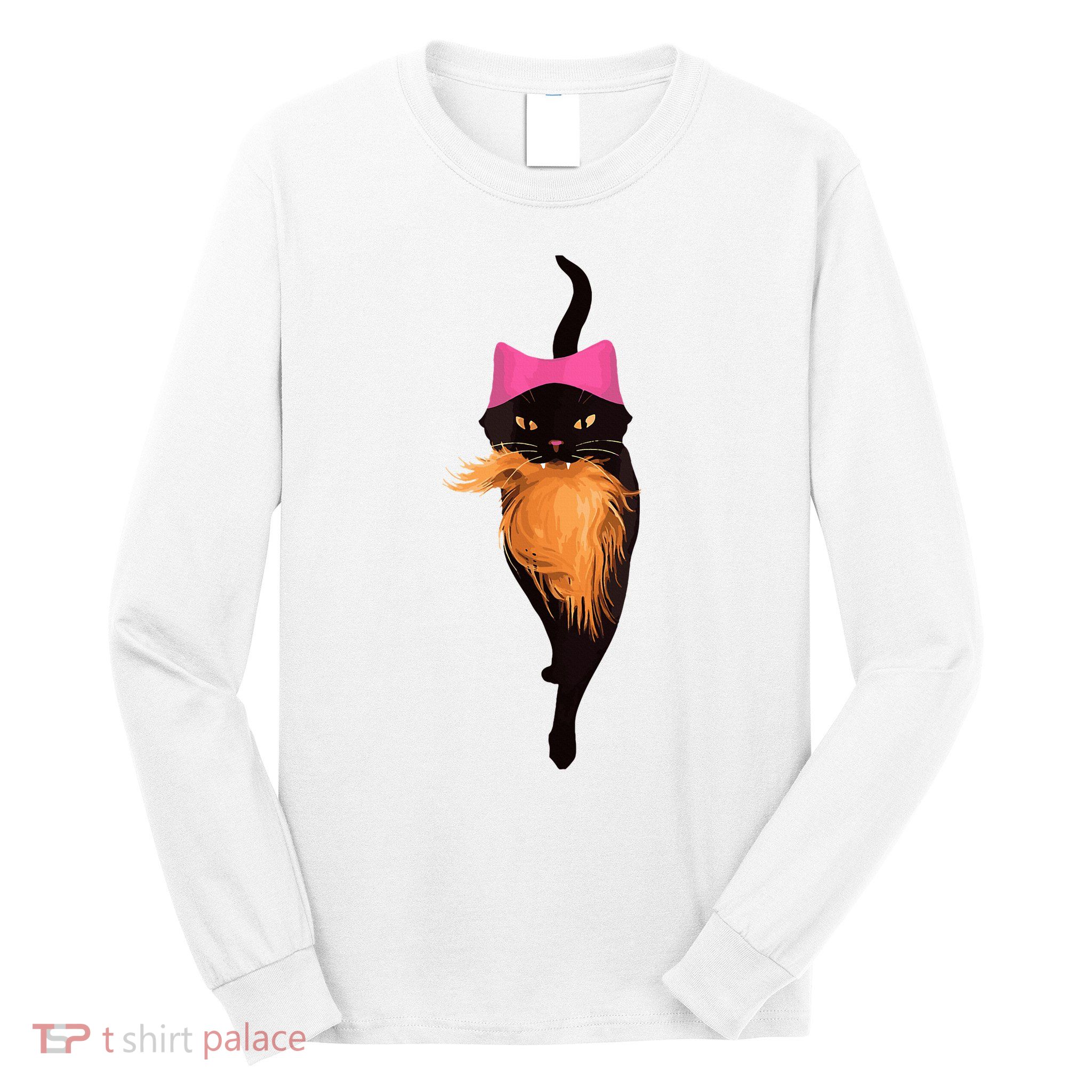 Funny Cat Ladies And Cat Guy Long Sleeve Shirt