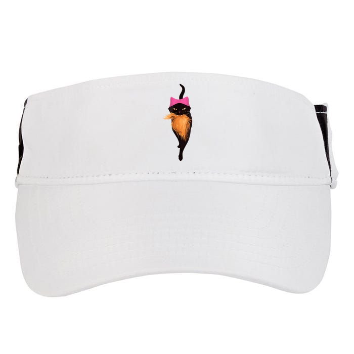 Funny Cat Ladies And Cat Guy Adult Drive Performance Visor