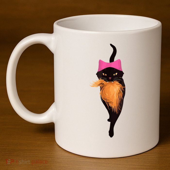 Funny Cat Ladies And Cat Guy 11oz C Handle Ceramic Mug