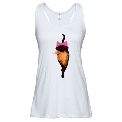 Funny Cat Ladies And Cat Guy Ladies Essential Flowy Tank