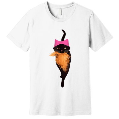 Funny Cat Ladies And Cat Guy Premium T-Shirt