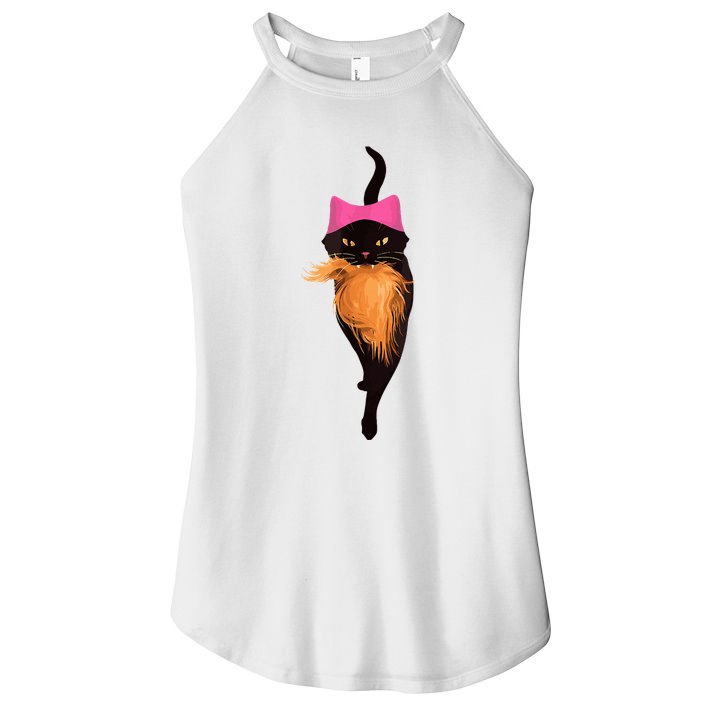 Funny Cat Ladies And Cat Guy Women's Perfect Tri Rocker Tank