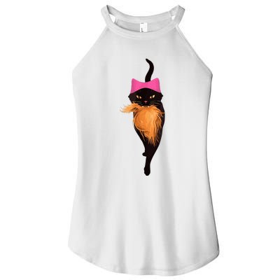 Funny Cat Ladies And Cat Guy Women’s Perfect Tri Rocker Tank